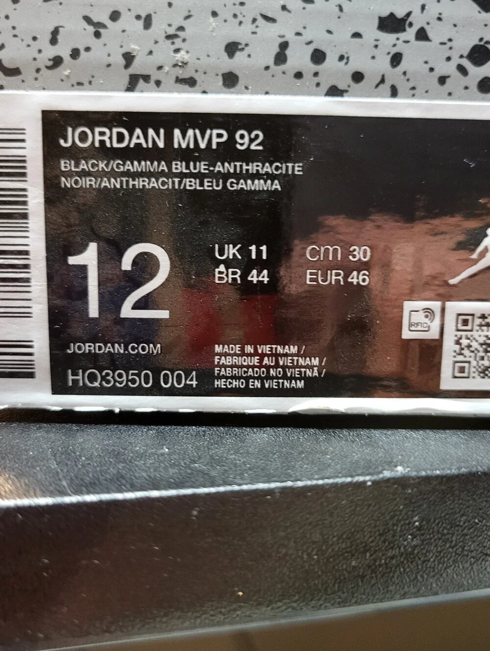 Jordan black teal